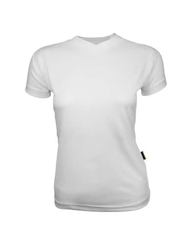 Tee-shirts - T-Shirt technique coupe ajustée Femme col rond 140g/m² - Step | Mustaghata - Pandacola