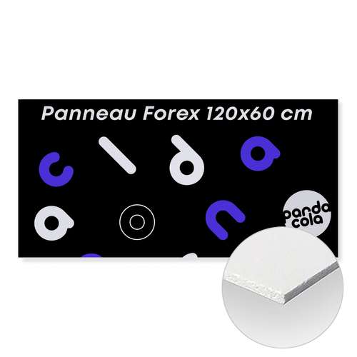Panneaux Forex - Panneau Forex 3mm marqué au recto en format paysage 120x60 cm - Parko - Pandacola