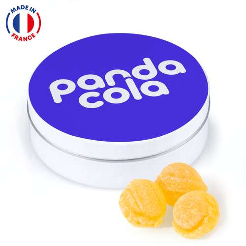 Bonbons - Boîte métal 16g personnalisable de bonbons made in France - Bonu - Pandacola