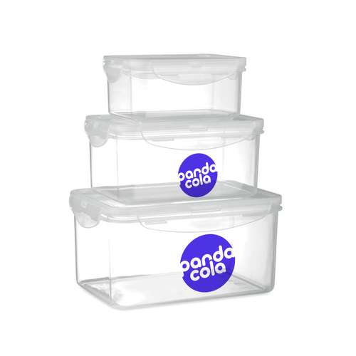 Lunch box/Bentos - 3 Lunch box personnalisables jusqu'à 2350 mL de contenance - Threego - Pandacola