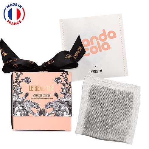 Thés - Mini boîte de 10 sachets de thé publicitaire édition limitée - Made in France - Le beau thé - Pandacola