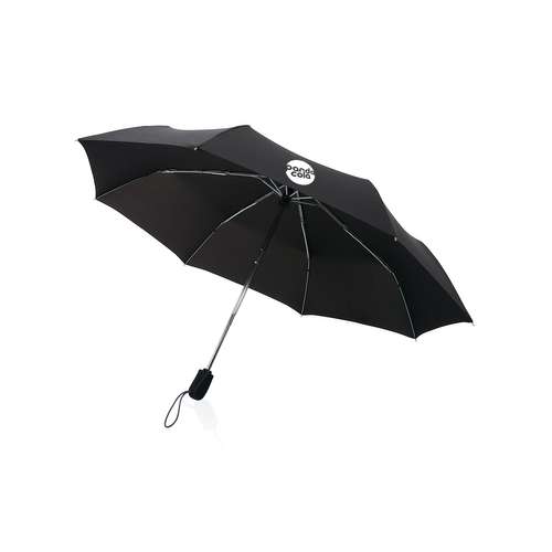 Parapluies classiques - Parapluie publicitaire 21" coupe vent en polyester | SWISS PEAK - Tundy Wind - Pandacola