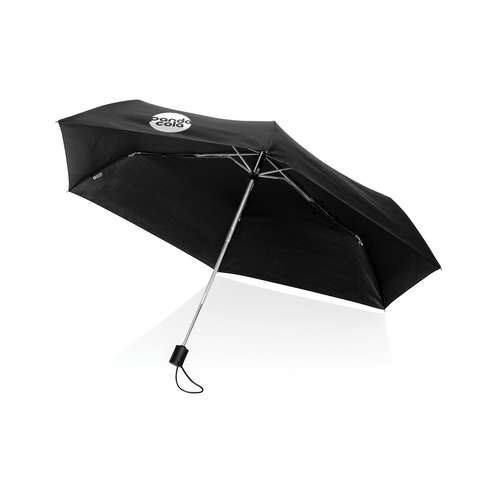 Parapluies classiques - Parapluie léger personnalisé 20,5" en polyester recyclé | SWISS PEAK AWARE - Tundy Light - Pandacola