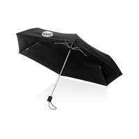 Parapluie léger personnalisé 20,5" en polyester recyclé | SWISS PEAK AWARE - Tundy Light - Pandacola