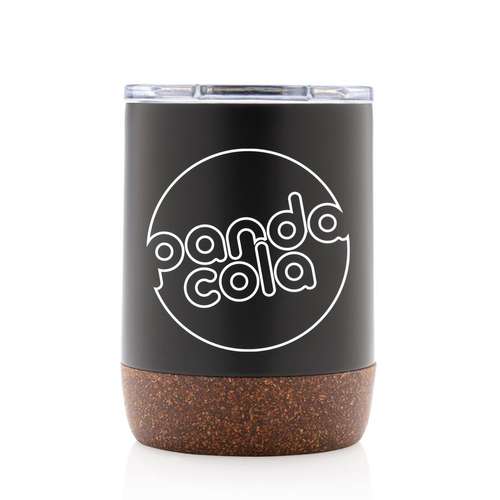 Tasses à café - Tasse isotherme personnalisable 18 cl en acier inoxydable - Fidji - Pandacola