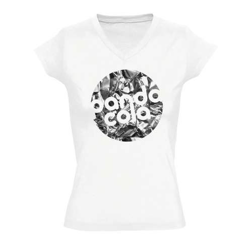Tee-shirts - T-shirt personnalisé à col V en coton 150 gr/m² - Victory White - Pandacola