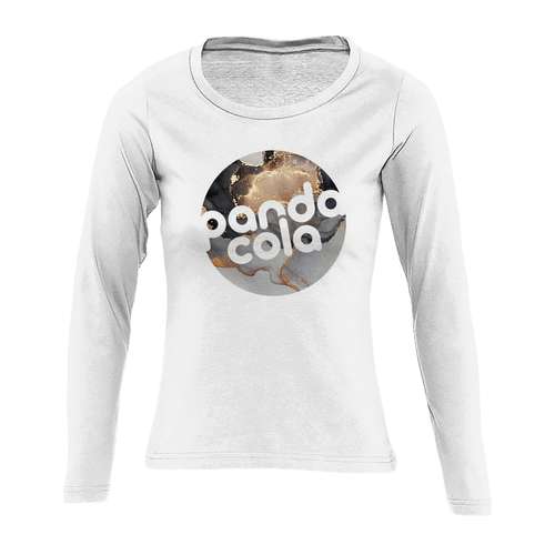 Tee-shirts - T-shirt publicitaire à manches longues en coton semi-peigné 150 gr/m² - Monarch White - Pandacola