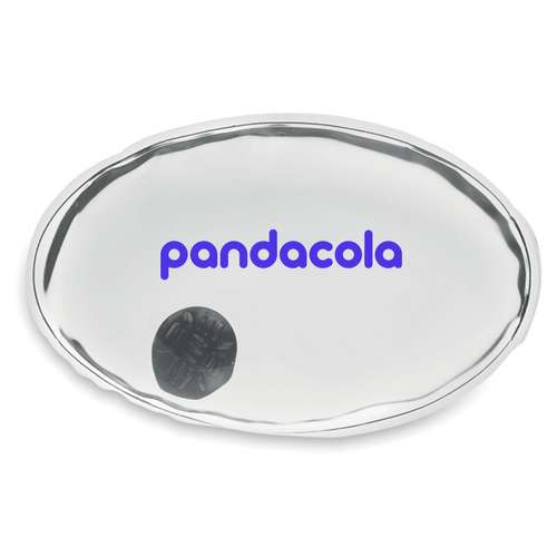 Couvertures/Plaids - Chaufferettes ovale personnalisable avec plaque métallique réutilisable - Nikos - Pandacola