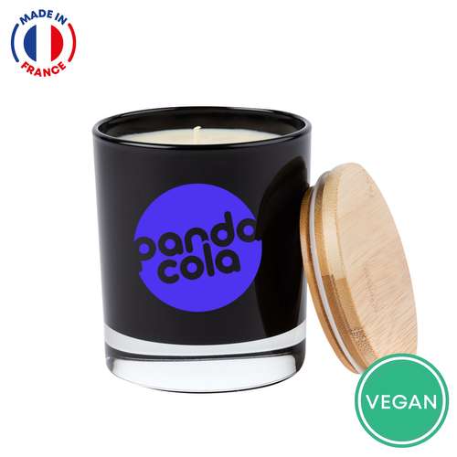 Bougies parfumées - Bougie naturelle personnalisable 200g couvercle en bambou | Cyor - Pandacola