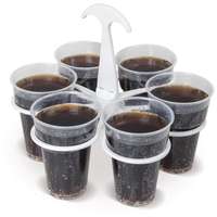 Porte-gobelet personnalisable pour 6 gobelets en plastique recyclable - Cupkeeper - Pandacola