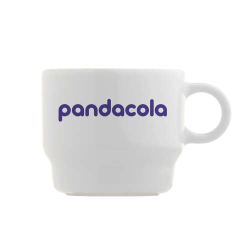 Tasses à café - Tasse personnalisable en porcelaine d'une capacité de 180 ml - Satelite - Pandacola