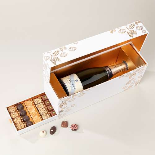 Panier gourmand personnalisable made in France - Coffret mini