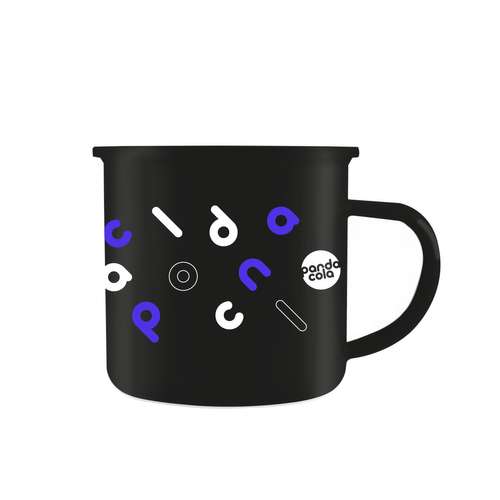 Mugs - Mug personnalisé avec revêtement émaillé 300 ml - Enamel - Pandacola