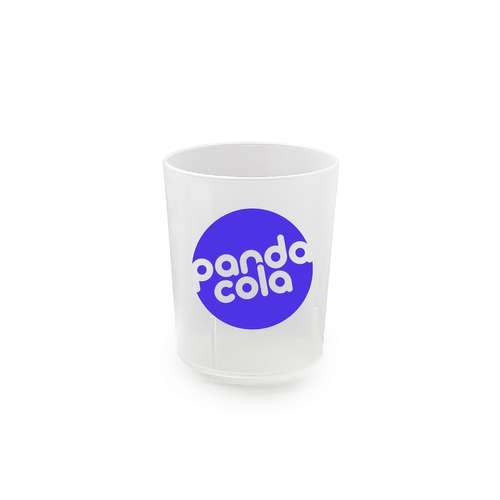 Gobelets réutilisables - Verre à shot publicitaire translucide réutilisable 4-5 cl - Cupo 4 - Pandacola