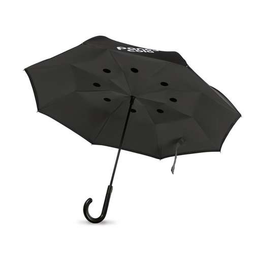 Parapluies réversible - Parapluie réversible publicitaire fermeture automatique - Dundee - Pandacola