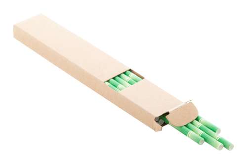 Pailles - Set de 10 pailles en papier personnalisable avec motif bambou - BamStraw - Pandacola