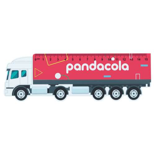 Règles/Cutch - Règle personnalisable en plastique en forme de camion 15 cm - Trucker - Pandacola