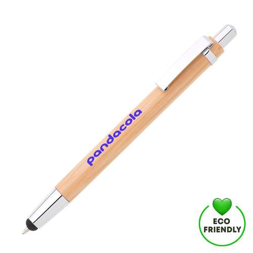Stylos / Stylet tactile - Stylo stylet personnalisé en bambou | Tural touch - Pandacola