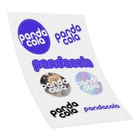 Planche de sticker personnalisable A4 - Bapou - Pandacola