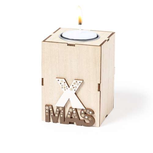 Bougies parfumées - Bougie personnalisée en bois de Noël à la vanille - Ixmasse Candle - Pandacola