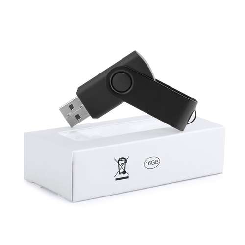 Clés usb classiques - Clé USB personnalisable 16 Go pivotante - Surva - Pandacola