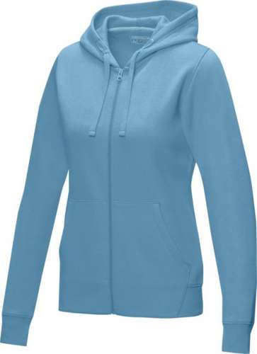 Sweats - Sweat femme personnalisé à capuche avec zip et poches en coton bio 280 g/m² - Ruby - Pandacola