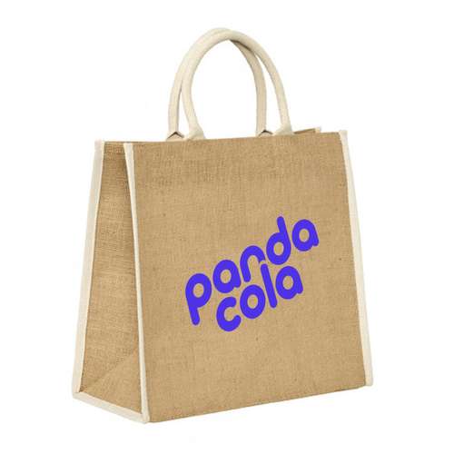 Sacs shopping - Cabas en jute coloré personnalisable - Cabaso - Pandacola