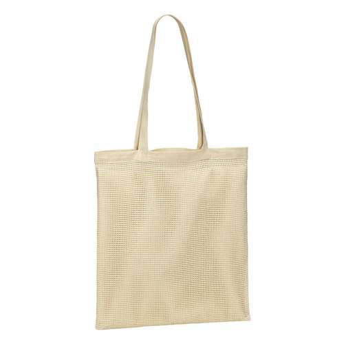 Sacs shopping - Tote bag personnalisable avec face filet en coton 130 gr/m² - Nairaire - Pandacola