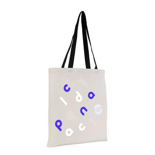 Sacs shopping - Tote bag coton 38 x 42 cm personnalisable de 130 gr/m² - Reed quadri - Pandacola