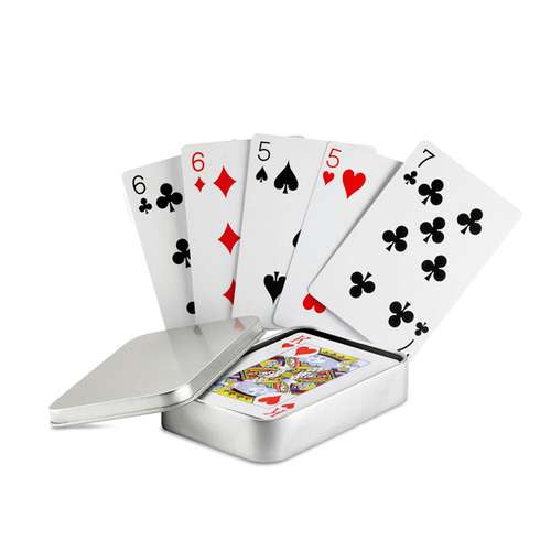 Jeux de 54 cartes - Jeu de 54 cartes avec boite étain publicitaire - Amigo - Pandacola