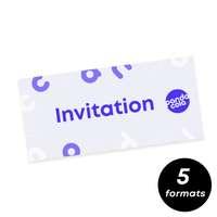 Carte d'invitation personnalisable - Meetup - Pandacola