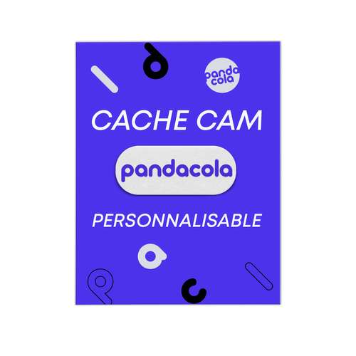 Cache caméra - Cache caméra personnalisé coulissant - CreaCam - Pandacola