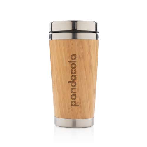 Mugs - Mug isotherme à double paroi en bambou 450 ml - Calor - Pandacola