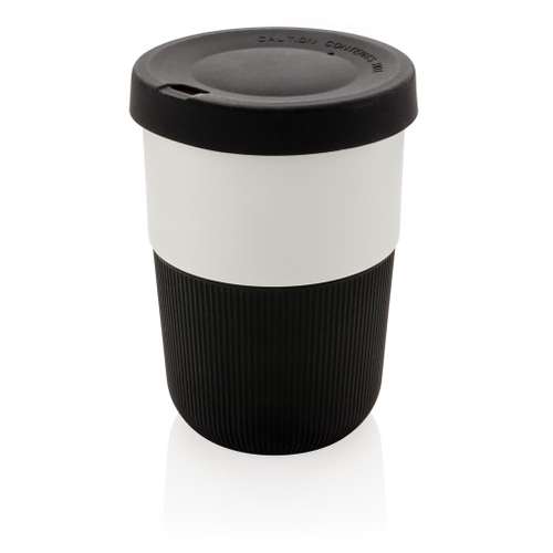 Tasses à café - Tasse publicitaire éco-responsable 380 ml avec couvercle - Corlegro - Pandacola