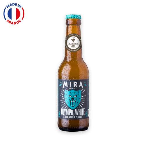 Bouteilles de bières - Bouteille de bière de 33 et 75 cL - Olympic White vol. 4,2% - Made in France | Mira® - Pandacola