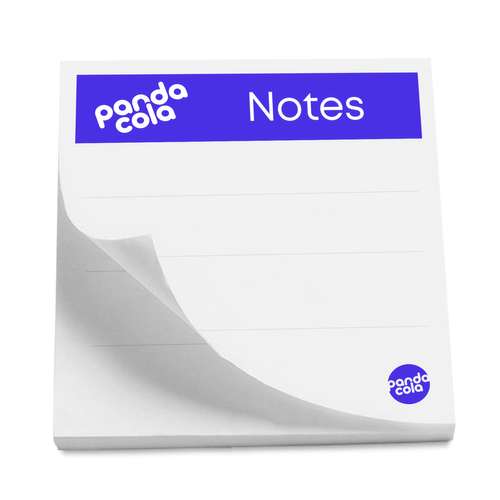 Cubes papier et mémos - Bloc notes personnalisé 70x75 mm - Pandacola