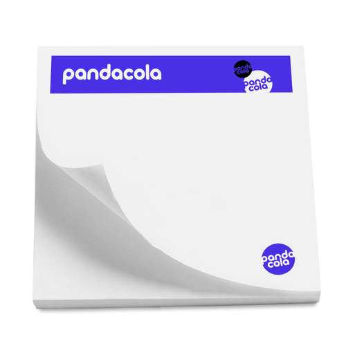 Cubes papier et mémos - Bloc notes personnalisé 100x100 mm - Pandacola