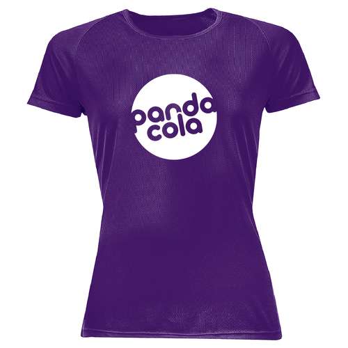 Tee-shirts - Tee-shirt respirant personnalisable de sport couleur femme en mesh polyester 140 gr/m² - Sporty - Pandacola