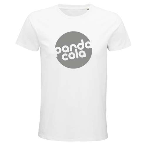 Tee-shirts - Tee-shirt personnalisable blanc homme coupe tubulaire en coton bio 175 gr/m² - Pioneer - Pandacola