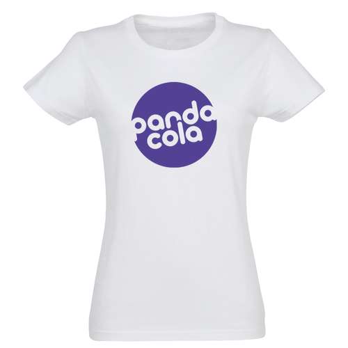 Tee-shirts - Tee-shirt personnalisable blanc femme coupe ajustée en coton bio 175 gr/m² - Pioneer - Pandacola