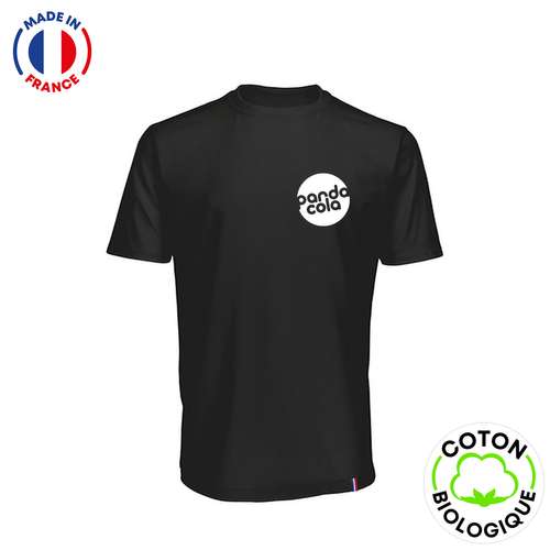 Tee-shirts - T-shirt unisexe personnalisable en coton biologique 240gr/m² - Made in France - Hugo couleur| VADF® - Pandacola
