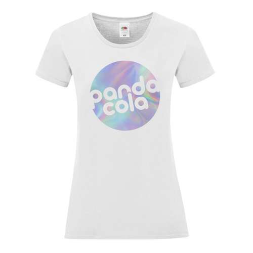 Tee-shirts - T-shirt personnalisé femme en coton 150 gr/m² | FRUIT OF THE LOOM® - Iconic White - Pandacola