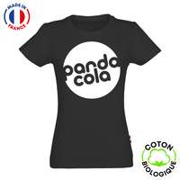 T-shirt femme Made in France 100% coton biologique certifié 180 gr/m² | Les Filosophes® - Weil - Pandacola
