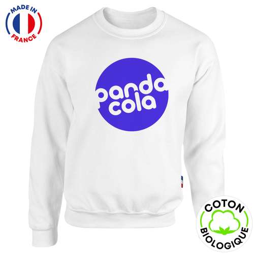 Sweats - Pull col rond unisexe Made in France coton biologique certifiélogique certifié 350 gr/m² | Les Filosophes® - Voltaire - Pandacola