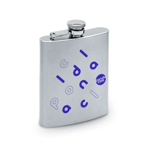 Flasques - Flasque personnalisable en inox mat contenance 175 ml - Vodko - Pandacola