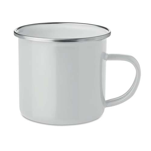 Mugs - Mug personnalisable métal vintage en émail 350 ml - Plateado subli - Pandacola