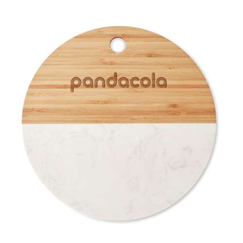 Planches à découper - Planche à découper personnalisable en marbre et bambou - Hannsu - Pandacola